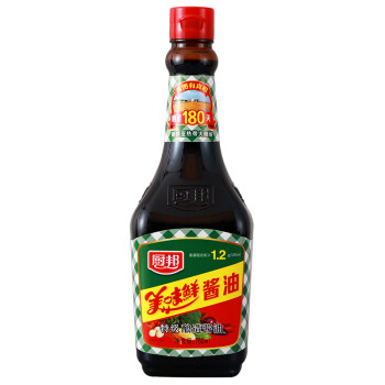 厨邦酱油 美味鲜酱油 特级生抽 传统酿造酱油 760ml