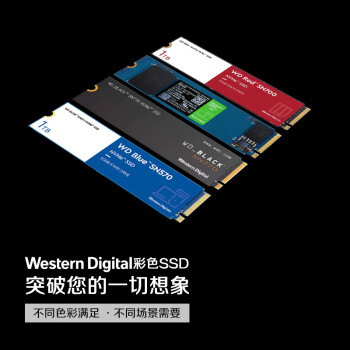 西部数据（WD）WDS100T3G0C SSD固态硬盘 M.2接口（NVMe协议） WD Green SN350 四通道PCIe 高速 1TB