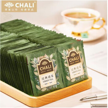 CHALI经典绿茶无纺布茶包袋装200g  独立包装2g*100包
