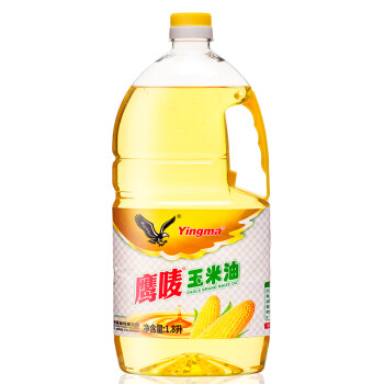 鹰唛 食用油 压榨一级玉米油 1.8L\n