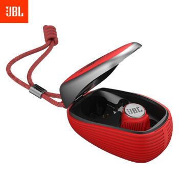 JBL X600TWS红色 蓝牙耳机 真无线耳机 无线运动耳机 防水防汗 苹果华为小米安卓游戏通用耳机
