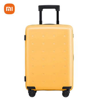 小米（MI）行李箱小型20英寸旅行箱万向轮拉杆箱男女密码箱青春款黄色