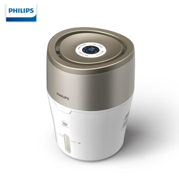 飞利浦（PHILIPS）加湿器 卧室低噪款 无雾加湿器 家用加湿器 恒湿数显 HU4803/00 