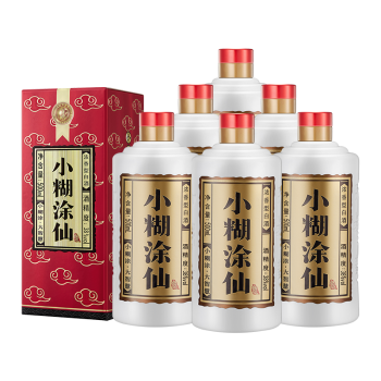 小糊涂仙（普仙）浓香型白酒 38度 500ml*6瓶 整箱装 贵州