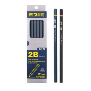 晨光M＆G 2B铅笔 木质六角2B铅笔 AWP34601 12支/盒
