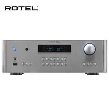 ROTEL路遥 RC-1590 音响 hifi高保真 家用前级功放 立体声前置放大器 PC-USB/蓝牙/平衡输入输出 银色