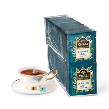 Chali茶里 品牌直供 无纺布量贩装薄荷绿茶 企业用茶100包/袋200g