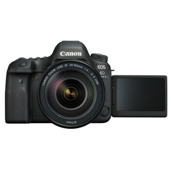 佳能（Canon）全画幅单反相机 EOS 6D Mark II 标准镜头套装 约2620万像素 单配定焦镜头