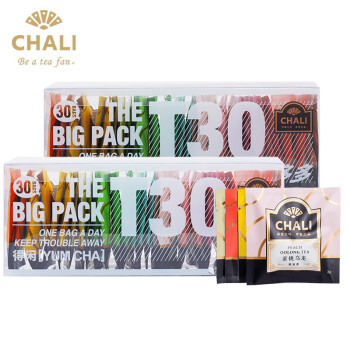 茶里（ChaLi）T30虹彩组合袋泡茶三角包（30包/盒）