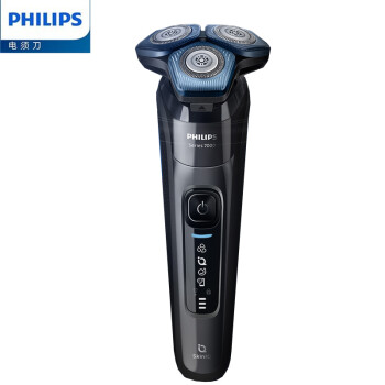 PHILIPS 飞利浦 剃须刀 全身水洗7系蜂巢 瑞士进口三刀头 5分钟快充深度自洁款刮胡刀 S7731