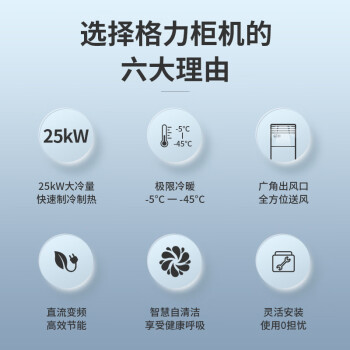 格力（GREE）中央空调10匹风柜变频风冷式空调机组380V三相电大冷量商用空调RF25WPd/BNa