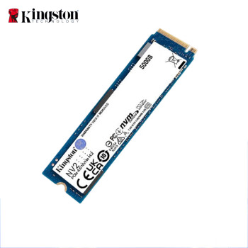金士顿(Kingston) 500GB SSD固态硬盘 M.2接口 NV2系列 (NVMe协议 PCIe 4.0×4)