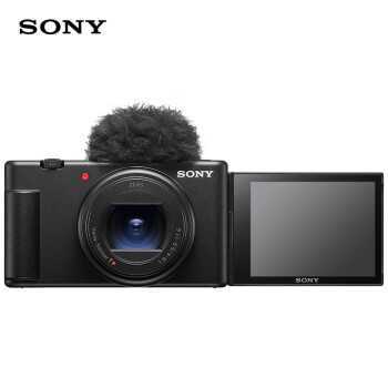 SONY索尼 ZV-1 II 二代数码相机 Vlog相机/4K视频/超广角/大光圈 黑色(ZV-1M2/ZV1M2/ZV1 II/ZV1二代)