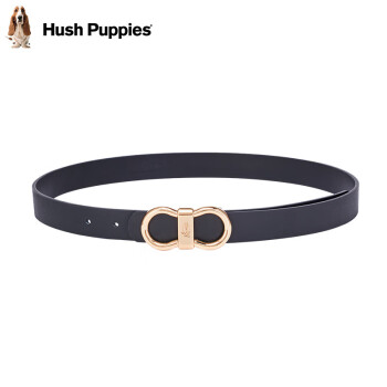 暇步士（Hush Puppies）皮带女简约优雅腰带女经典针扣女士皮带配饰腰带 520情人节送礼