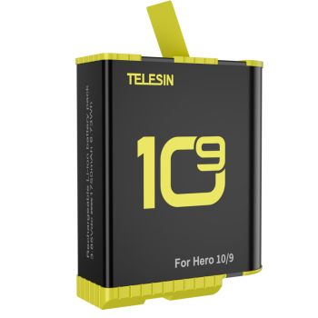TELESIN适配gopro11电池hero10 9电池充电器gopro配件同时三充 收纳内存卡电池收纳  三电一充套装