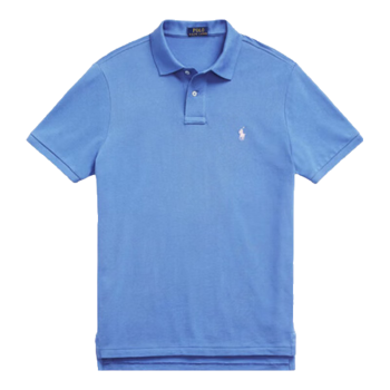 Polo Ralph Lauren拉夫劳伦男士商务休闲小马标短袖POLO衫710 536856 403蓝色 L