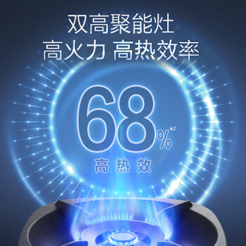 万和（Vanward）燃气灶4.8kW大火力嵌入式台式两用灶具家用双灶68%高热效率 超一级能效   JZY-G6L50（液化气）