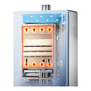 美的（Midea）16升燃气热水器天然气热水器变频恒温增压水伺服下置风机一级能效 JSLQ27-16LN7 Pro