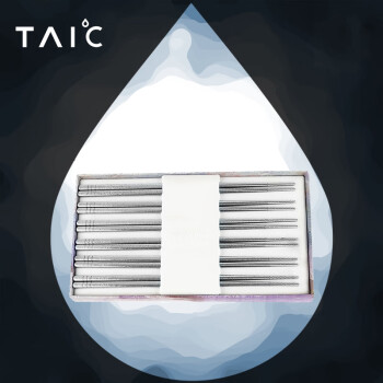 TAIC纯钛筷套装（六双装）TTKT-T230 皓月银 