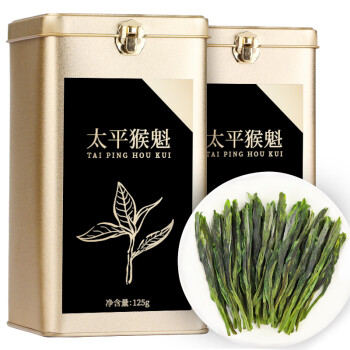 第一江南绿茶太平猴魁 特级250g2024年新茶明前茶叶礼盒罐装春茶高端礼品