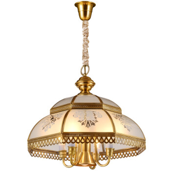 沙尔克SHAERKE全铜美式乡村复古吊灯锡焊灯具