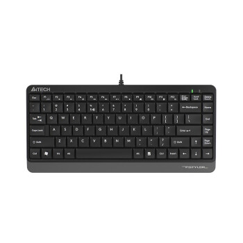 双飞燕（A4TECH)FK11小键盘巧克力按键有线电脑办公家用便携迷你小外接笔记本轻音超薄 FK11 USB(黑色)