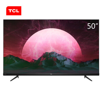 TCL 50V6  50英寸 2+16GB 4K超高清 超薄全面屏 AI人工智能 网络液晶平板电视机,降价幅度10%