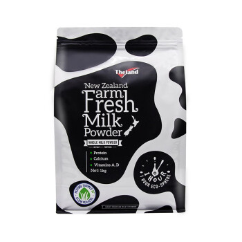 纽仕兰（Theland）鲜奶粉成人奶粉全脂调制乳粉1kg袋装 新西兰进口