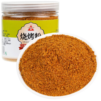 川珍烧烤粉160g撒料烤肉香辛料家用烤鱼调料蘸料复合调味料