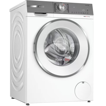 博世(Bosch)洗衣机XQG100-WNB254X00W白10KG洗7KG烘干微蒸空气洗双重自清洁三核动力中途添衣