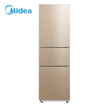 美的（Midea）213升三门三温区租房家用小电冰箱大容量中门软冷冻节能省电低音BCD-213TM(E)