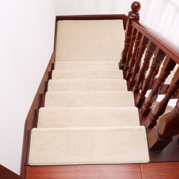 支持定制高密加厚实木楼梯踏步垫家用防滑楼梯地毯免胶自粘欧式楼梯