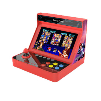 芯果（XGO）双人摇杆游戏机 台式街机口袋便携儿童玩具情人节礼品生日礼物 7英寸屏幕JG701红色