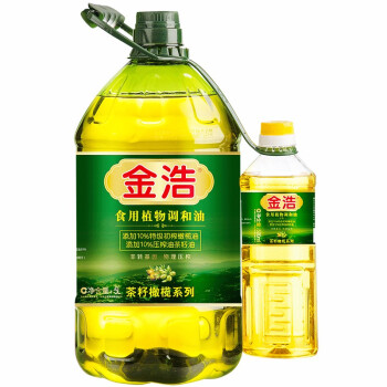 金浩茶籽橄榄调和油物理压榨食用调和油5l
