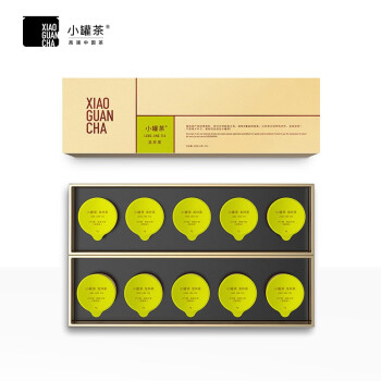 小罐茶（XIAOGUANTEA）特级明前绿茶龙井茶 金罐10罐装龙井茶10*4g