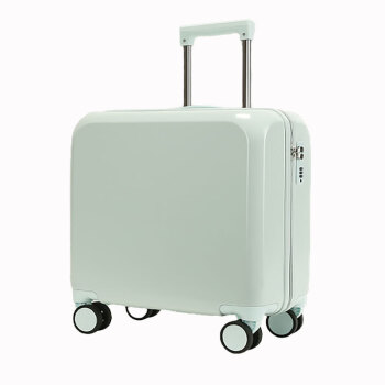 立都（LIDU）航空旅行登机箱万向轮拉杆箱乘务员行李箱薄荷绿18英寸