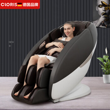 凯伦诗（CLORIS） 按摩椅家用 太空舱零重力全身按摩椅多模式加长导轨蓝牙音乐 黑灰色CLORIS-S618XL