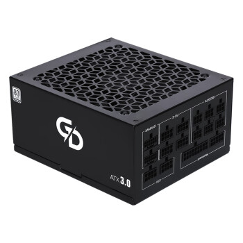 先马（SAMA）GD1200W ATX3.0机箱电脑电源台式机 原生PCIE5.0/全模组/80PLUS白金牌认证/压纹线/支持4090显卡