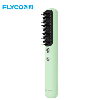 飞科（FLYCO）直发梳直发器 直发棒美发 专业护发造型梳 便携送女友节日礼物 FH6817 橄榄绿