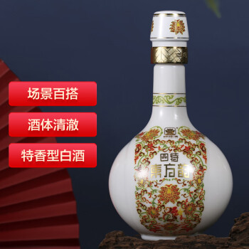 四特 东方韵 弘韵 特香型白酒 52度 500ml 单瓶装