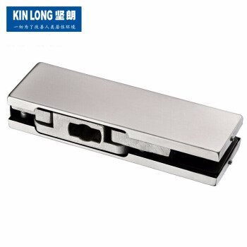 坚朗KINLONG    精铸门夹304不锈钢地弹簧无框玻璃门配件下夹WM08103 镜光