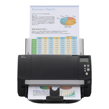 富士通（fujitsu）Fi-7160 A4彩色高速双面扫描仪 CCD文件合同批量自动进纸连续扫描机