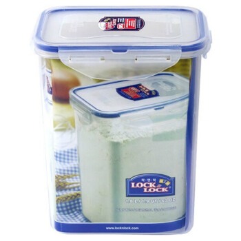 乐扣乐扣（LOCK&LOCK）塑料保鲜盒 微波炉饭盒食品密封收纳盒 HPL813-1.8L