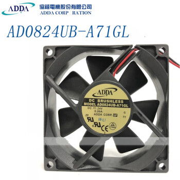 AD0824UB A71GL ADDA风扇 8025风扇 24V 0 26A 8CM变频器散热风扇 全新现货图片 价格 品牌 报价 京东