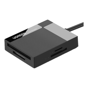 绿联（UGREEN） USB3.0读卡器高速带Type-C支持SD/TF/CF/MS相机手机内存卡 多卡多读【带Type-C-OTG款】40755