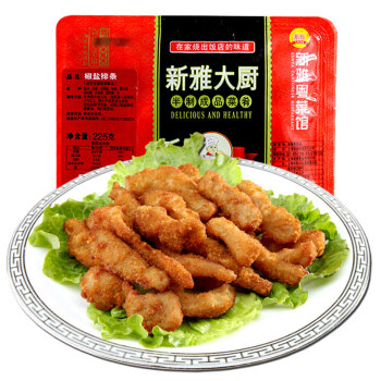 新雅大厨 椒盐排条 225g 速冻菜肴 速食方便菜 半成品菜 冷冻锁鲜