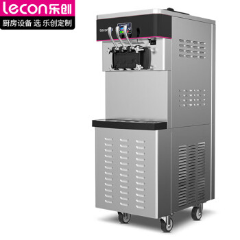 乐创lecon冰淇淋机商用全自动冰激凌机雪糕机大产量 立式双压缩机预冷保鲜7天免清洗 YKF-YKF-8240