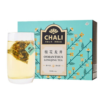 CHALI 茶里 桂花龙井茶 独立茶袋 24g 三角包盒装