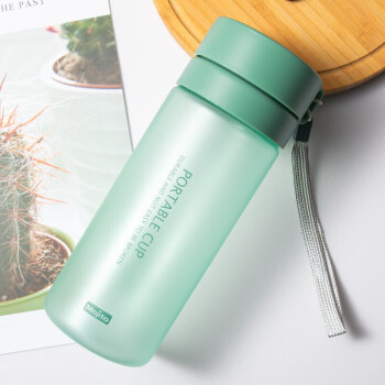 木吉乇mojito塑料水杯茶杯男女学生运动便携夏天水瓶大容量水壶绿色