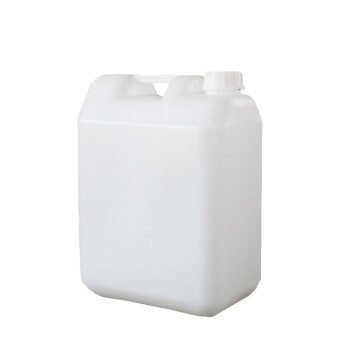 丹诗致远 厨房白色储水桶加厚方形酒桶塑料桶扁油桶 20升